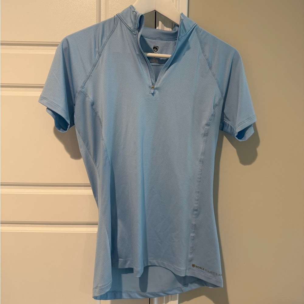 Noble Equestrian Women's Light Blue Riding Top